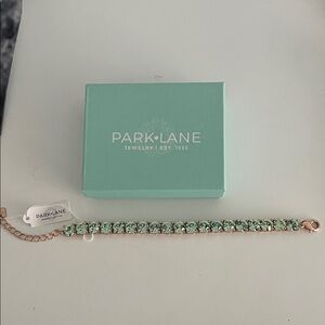 Park Lane Mint Green Crystal Bracelet